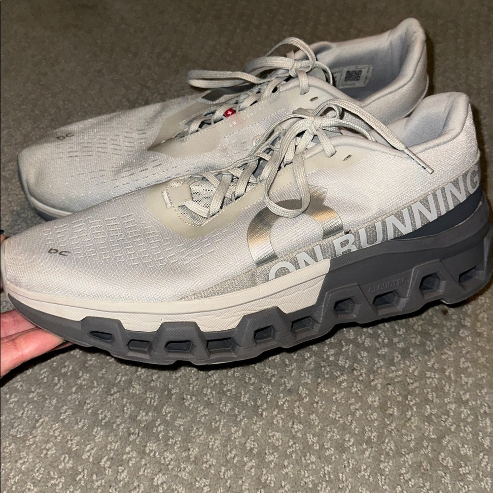 On Running Men's White Athletic Shoes